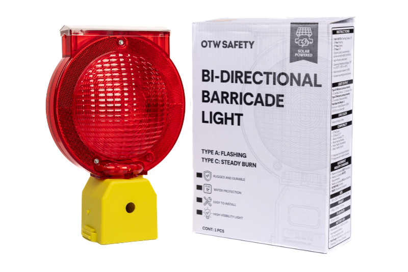 Type A/C Bi-Directional Barricade Light