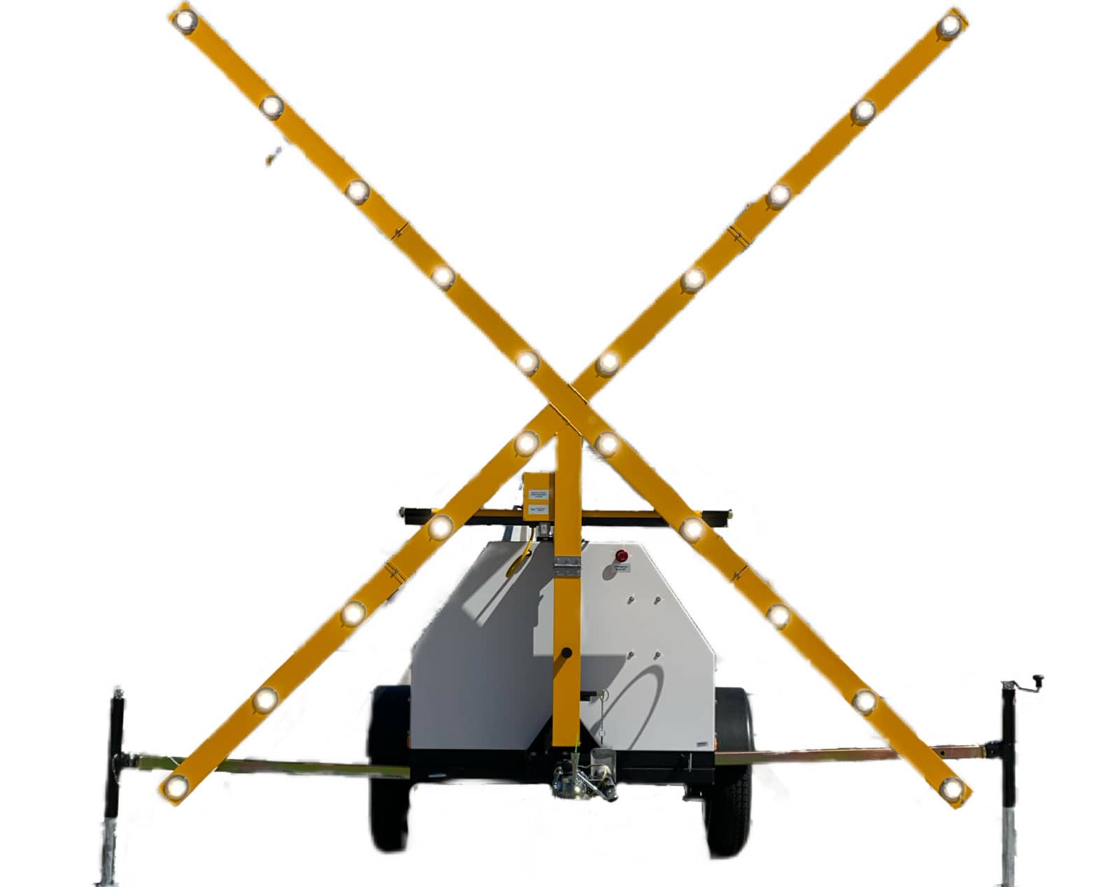 Lighted X Runway Closure Marker
